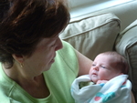 With Grandmom Herron I