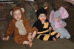 Monkey Boy and Elephant Girl with The Buzz (Atticus Greysmith)